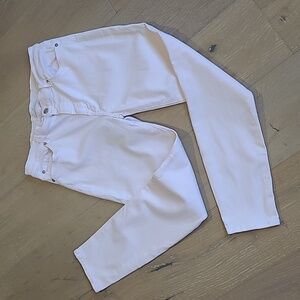 EUC 7 For All Mankind Jeans Women's sz 32 Light Pink Skinny Leg Mid Rise Pants